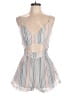 Rumor Boutique Stripes Gray Romper Size 10 - photo 1
