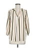 Mine Stripes Ivory 3/4 Sleeve Blouse Size M - photo 1