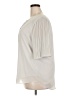 Ann Taylor 100% Polyester Gray 3/4 Sleeve Blouse Size XXL - photo 5