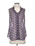 CAbi 100% Polyester Blue Sleeveless Blouse Size S - photo 1