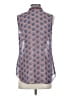 CAbi 100% Polyester Blue Sleeveless Blouse Size S - photo 2