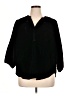 Torrid Black 3/4 Sleeve Blouse Size 1X Plus (1) - photo 1
