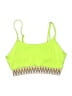 Unbranded Yellow Green Swimsuit Top Size M - photo 1