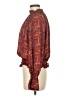 Worthington 100% Polyester Burgundy Long Sleeve Blouse Size M - photo 5