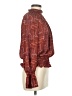 Worthington 100% Polyester Burgundy Long Sleeve Blouse Size M - photo 4