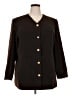 Justin Taylor 100% Polyester Brown Blazer Size 20 - photo 1