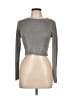 On Twelfth Metallic Silver Gray Cardigan Size L - photo 1