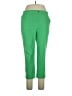 Rafaella Solid Green Casual Pants Size 14 - photo 1