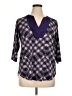 Cato Purple 3/4 Sleeve Blouse Size 16W - photo 1