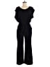 Eliza J Solid Black Jumpsuit Size 6 - photo 1
