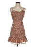 Fab'rik 100% Polyester Floral Multi Color Brown Cocktail Dress Size S - photo 1