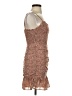 Fab'rik 100% Polyester Floral Multi Color Brown Cocktail Dress Size S - photo 4