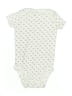 Carter's Print Ivory Short Sleeve Onesie 3-6 MO / 6 MO - photo 1