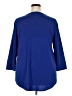 Company Ellen Tracy Blue 3/4 Sleeve Blouse Size XXL - photo 2