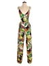 Trina Turk Paisley Green Jumpsuit Size 2 - photo 1
