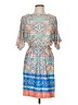 Cocomo Paisley Blue Casual Dress Size M - photo 1