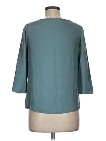Vince. 3/4 Sleeve Silk Top (view 2)