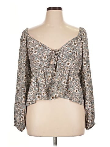 Patrons of Peace 3/4 Sleeve Blouse (view 1)