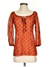 Bailey 44 Orange 3/4 Sleeve Blouse Size XS - photo 1