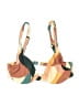 Juillet Graphic Tan Swimsuit Top Size XL - photo 1