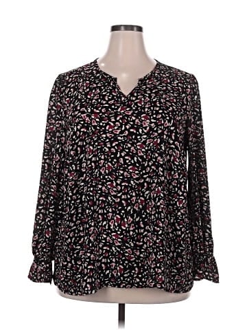 Renee C. Long Sleeve Blouse (view 1)