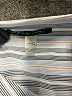 T Tahari Stripes Blue Long Sleeve Blouse Size L - photo 7