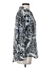 Zara Paisley Silver Long Sleeve Blouse Size XS - photo 4