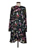 J.Crew Print Black Casual Dress Size 8 - photo 1