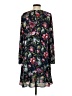 J.Crew Print Black Casual Dress Size 8 - photo 2