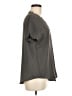 Unbranded Gray Short Sleeve Blouse Size M - photo 4