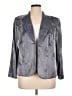 Alex Evenings Metallic Gray Blazer Size 16W - photo 1