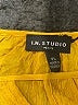 I.N. Studio 100% Rayon Yellow Short Sleeve Blouse Size L (petite) - photo 7