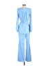 Fashion Nova Solid Blue Jumpsuit Size S - photo 2