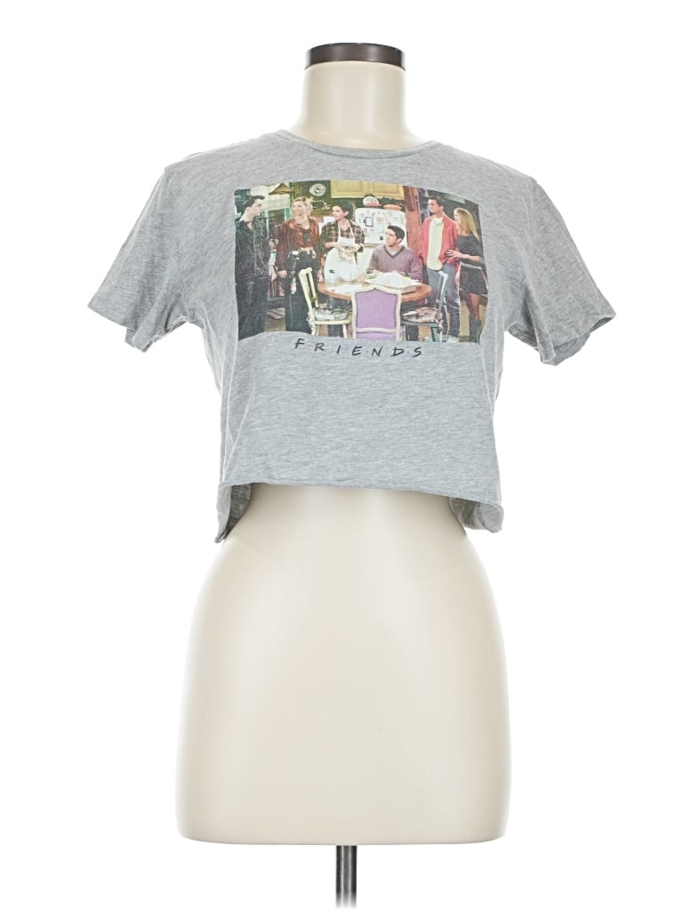 Pre-owned Friends Short Sleeve T-shirt In Silver