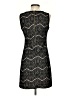 Halo 100% Polyester Chevron-herringbone Black Cocktail Dress Size XS - photo 2