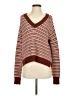 Madewell 100% Cotton Stripes Brown Pullover Sweater Size XS - photo 1