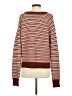 Madewell 100% Cotton Stripes Brown Pullover Sweater Size XS - photo 2