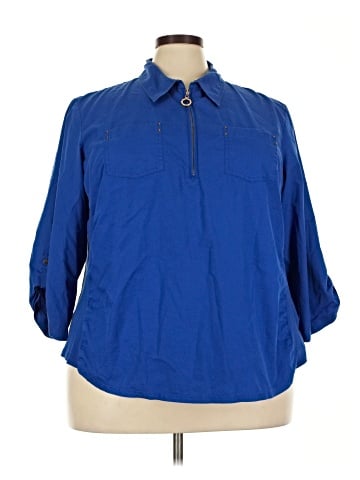 Cathy 3/4 Sleeve Blouse (view 1)