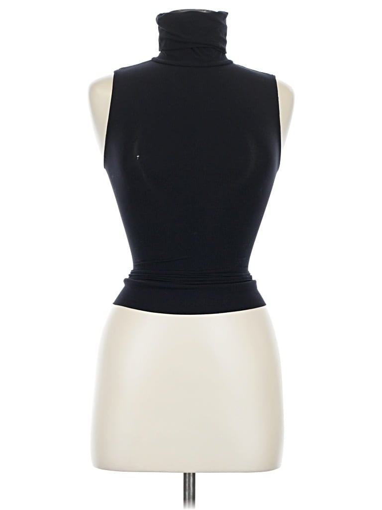 Pre-owned Spanx Tank Top Black Halter Neckline Tops