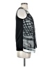 Simply Vera Vera Wang 100% Polyester Silver Sleeveless Blouse Size XS - photo 4