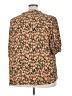 Terra & Sky 100% Rayon Orange Short Sleeve Blouse Size 4X - photo 2
