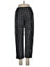 Lela Rose 100% Silk Plaid Black Silk Pants Size M (estimated) - photo 1