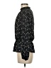 Lush 100% Polyester Black Long Sleeve Blouse Size M - photo 5