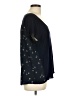 Hinge 100% Viscose Black Short Sleeve Top Size L - photo 4