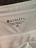 Athleta 100% Polyester Green Athletic Shorts Size XS - photo 3