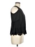 Kaari Blue 100% Polyester Black Sleeveless Blouse Size M - photo 4