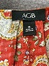 AGB Orange Short Sleeve Blouse Size M - photo 7