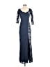 Assorted Brands Blue Cocktail Dress Size 2 - photo 1