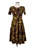 Lularoe Print Yellow Cocktail Dress Size S - photo 1