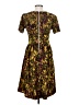 Lularoe Print Yellow Cocktail Dress Size S - photo 2